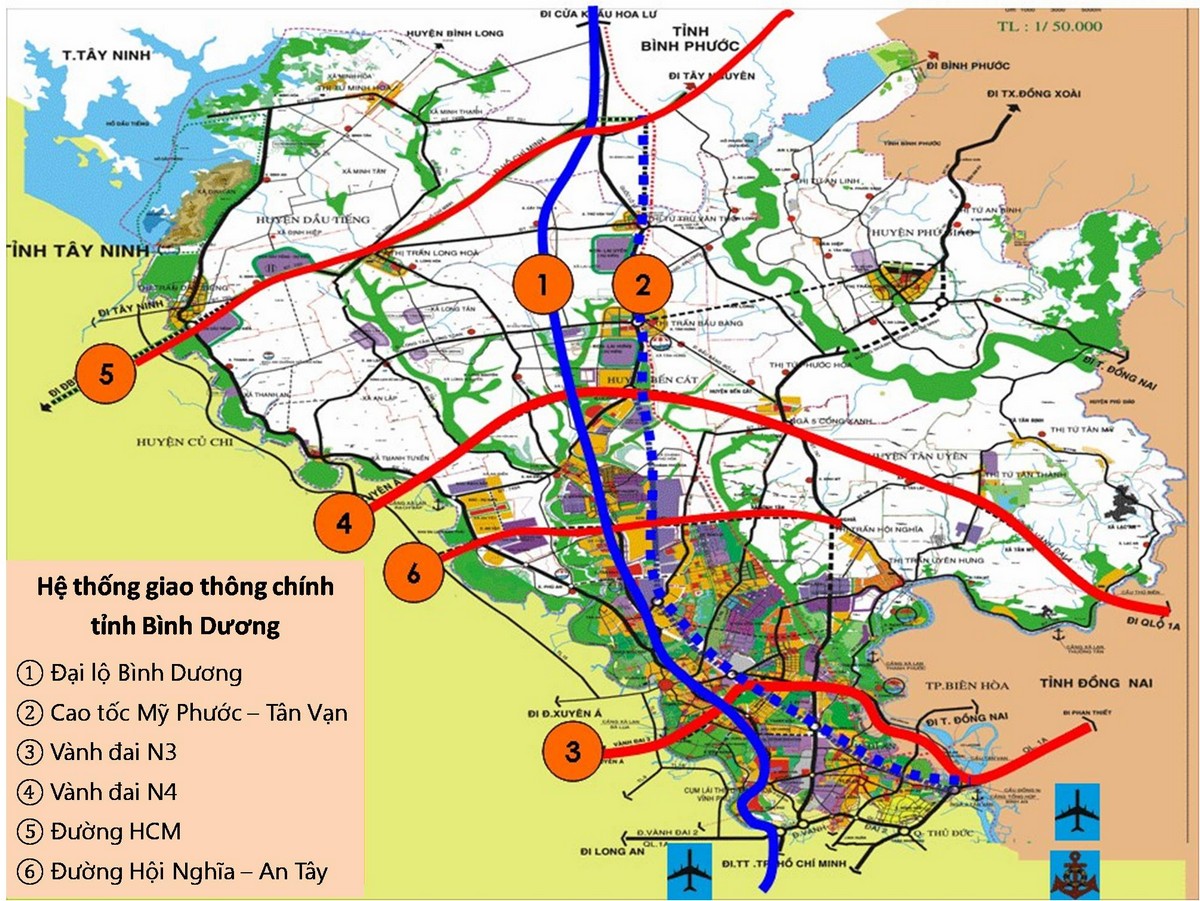 Bản đồ chi tiết đường Vành Đai 3