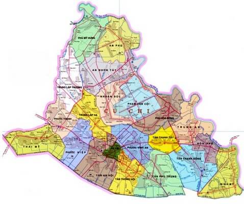 Map of Củ Chi
