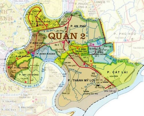 Map of District 2