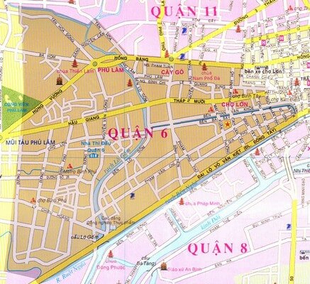 Map of District 6