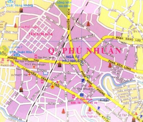 Map of Phú Nhuận