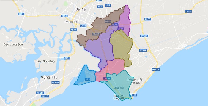 Thông tin về huyện Long Điền, tỉnh Bà Rịa-Vũng Tàu