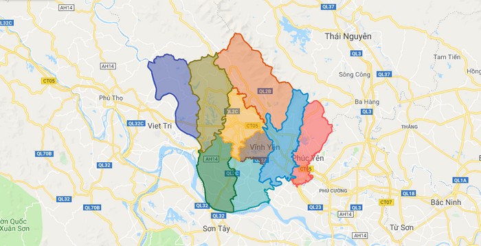 Bản đồ tỉnh Vĩnh Phúc chi tiết mới nhất 2022 - Địa Ốc ...