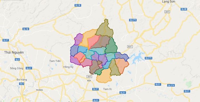 Bản đồ huyện Hữu Lũng - Lạng Sơn - Địa Ốc Thông Thái ( https://diaocthongthai.com › ban-do-... ) 
