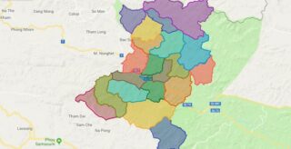 Map of Ky Son district - Nghe An