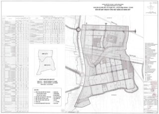 Bản đồ quy hoạch 1/2000 Khu dân cư phía Bắc xã Phong Phú