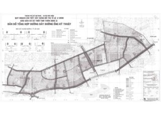 Bản đồ quy hoạch 1/2000 Khu dân cư xã Thới Tam Thôn (Khu 2)