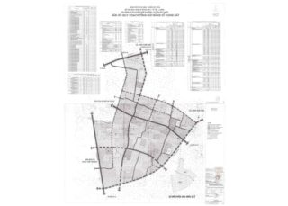 Bản đồ quy hoạch 1/2000 Khu dân cư xã Xuân Thới Đông