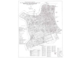 Bản đồ quy hoạch 1/2000 Khu dân cư Thị trấn Phú Xuân
