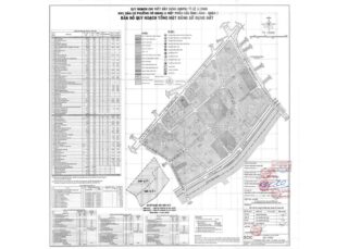Bản đồ quy hoạch 1/2000 phường Cô Giang và một phần Phường Cầu Ông Lãnh