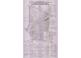 Bản đồ quy hoạch 1/2000 Khu dân cư liên phường 1