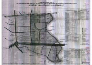 Bản đồ quy hoạch 1/2000 Khu trung tâm và dân cư Quận 12 tại phường Thới An (Khu 2)