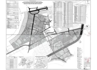 Bản đồ quy hoạch 1/2000 Khu đô thị chỉnh trang kế cận khu đô thị mới Thủ Thiêm