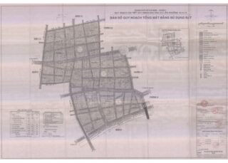 Bản đồ quy hoạch 1/2000 Khu dân cư liên phường 13
