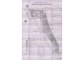 Bản đồ quy hoạch 1/2000 Khu dân cư phường Tân Phú