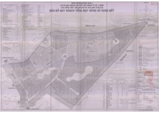 Bản đồ quy hoạch 1/2000 Khu công viên mũi Đèn Đỏ và khu nhà ở đô thị