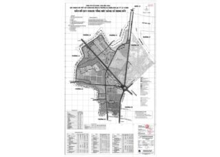 Bản đồ quy hoạch 1/2000 Khu dân cư phường 26 (phần còn lại)