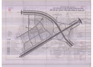 Bản đồ quy hoạch 1/2000 Khu đô thị mới phường Linh Trung
