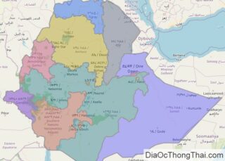 Bản đồ Ethiopia