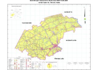 Tổng hợp thông tin và bản đồ quy hoạch Huyện Thạnh Trị