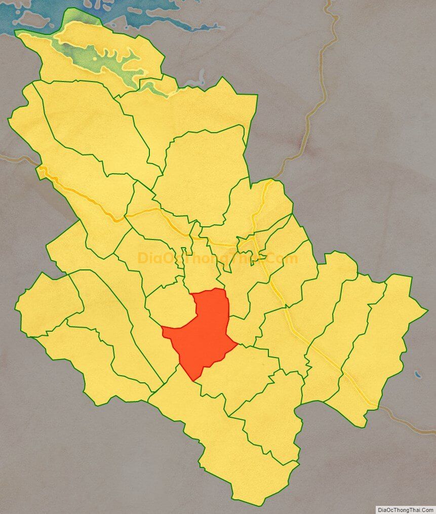 Bản đồ vị trí và địa giới hành chính Xã Do Nhân (cũ), huyện Tân Lạc