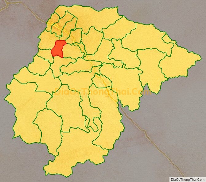 Bản đồ vị trí và địa giới hành chính Xã Như Khuê (cũ), huyện Lộc Bình