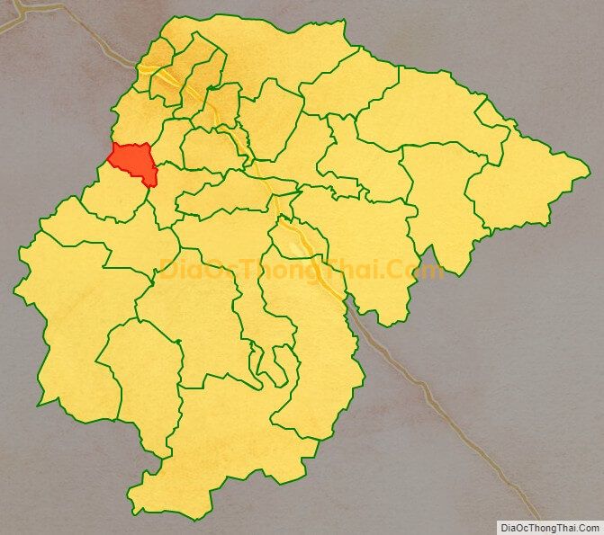 Bản đồ vị trí và địa giới hành chính Xã Xuân Tình (cũ), huyện Lộc Bình
