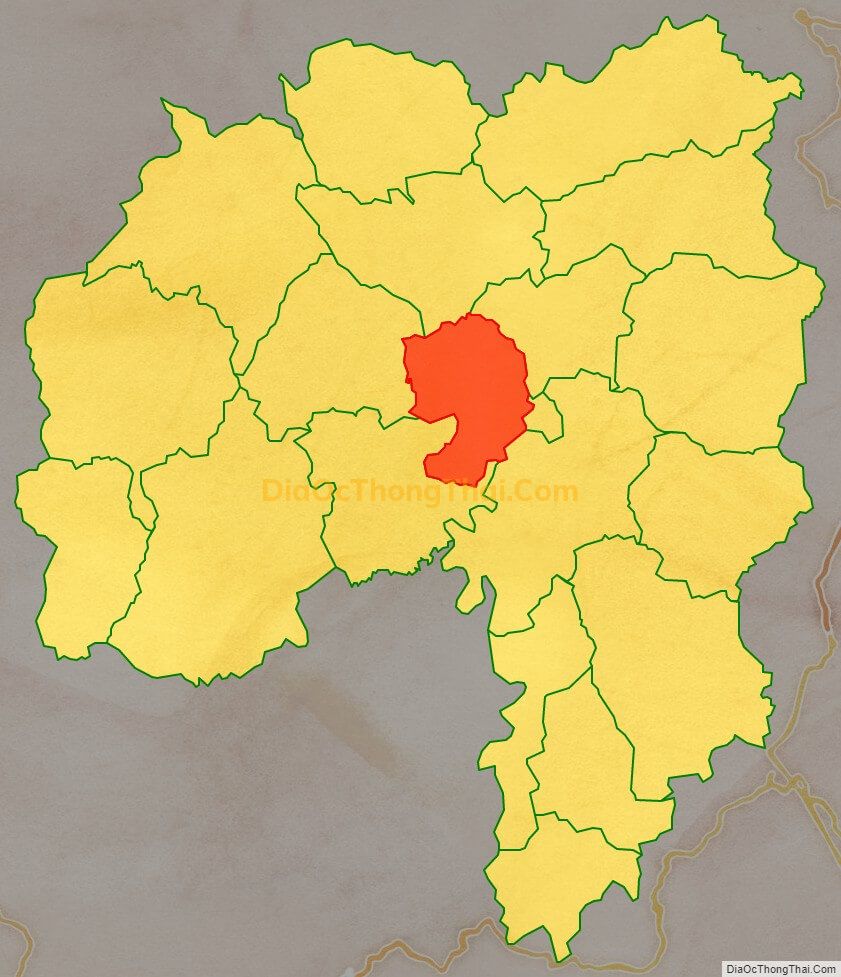 Bản đồ vị trí và địa giới hành chính Xã Tân Lang (cũ), huyện Văn Lãng