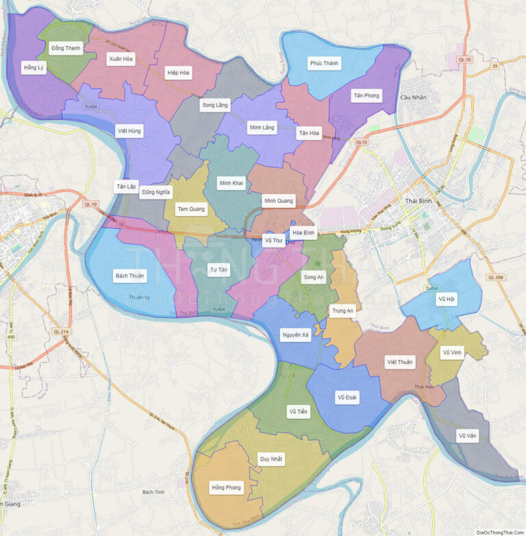 High-resolution political map of Vu Thu