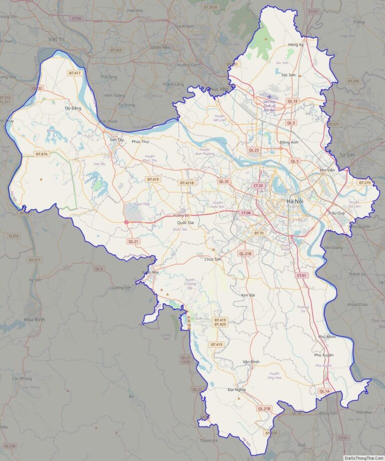 Bản đồ giao thông Hà Nội