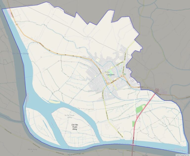 Cao Lanh street map