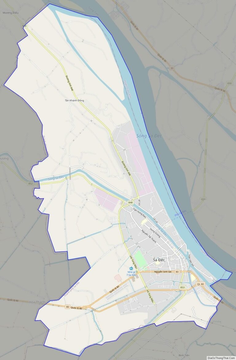 Sa Dec street map