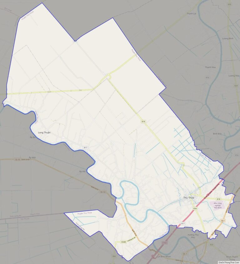 Thu Thua street map