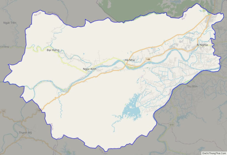 Bản đồ giao thông huyện Đại Lộc