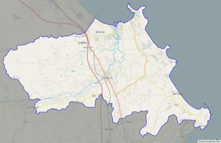 Bản đồ giao thông huyện Bình Sơn