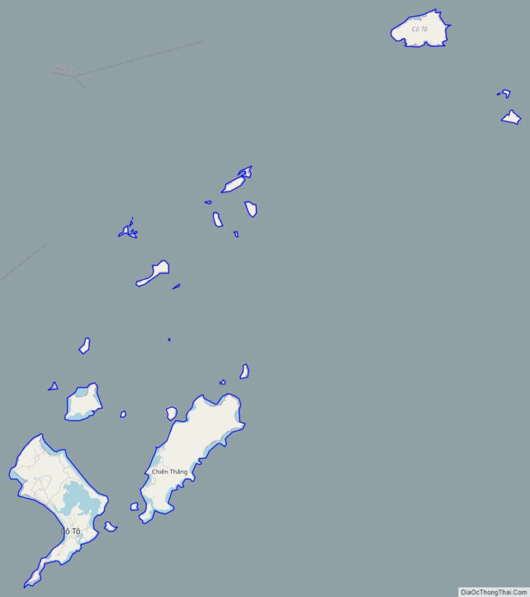 Bản đồ giao thông huyện Cô Tô