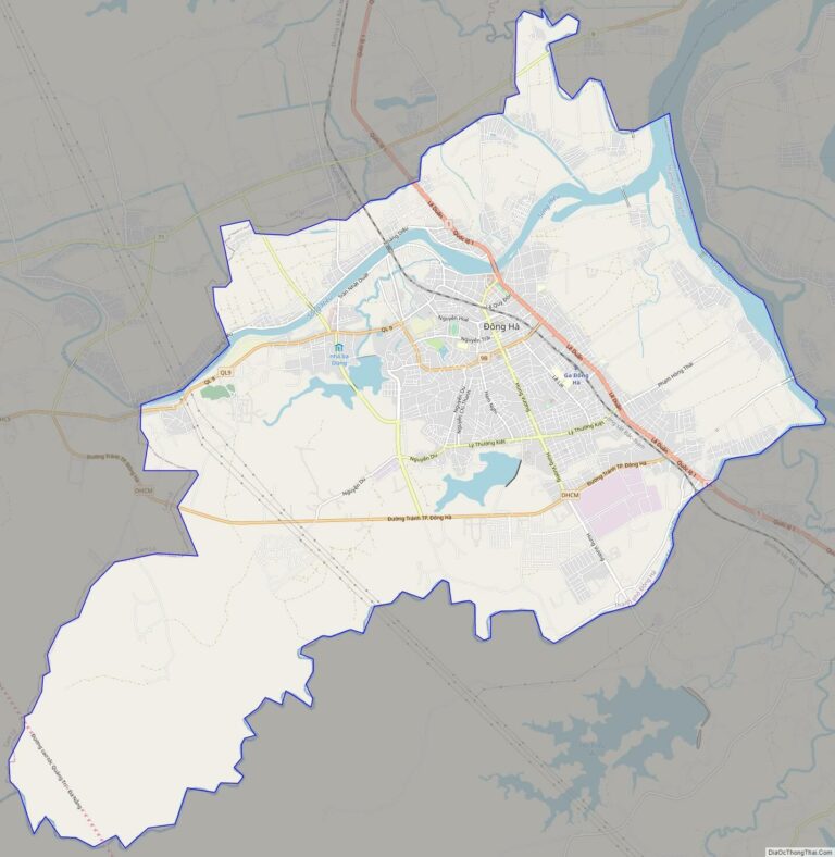 Bản đồ giao thông thành phố Đông Hà