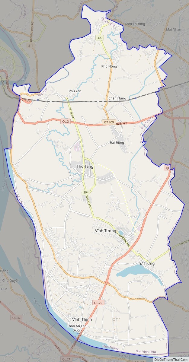 Vinh Tuong street map