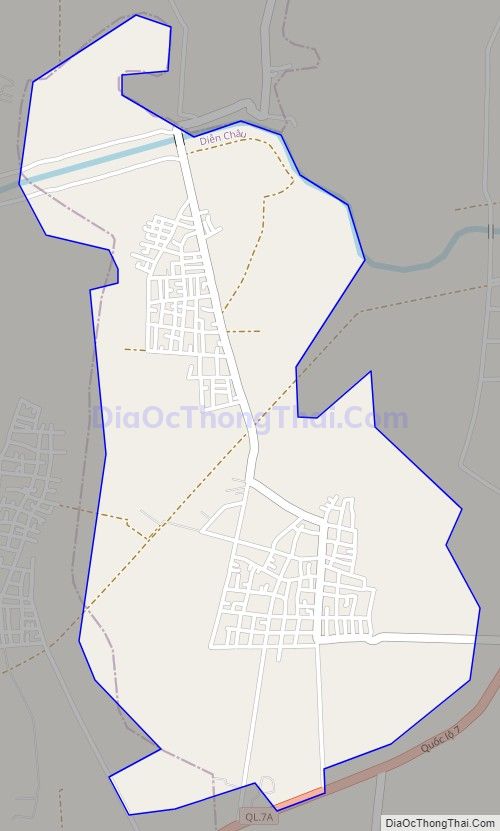 Bản đồ giao thông xã Diễn Minh (cũ), huyện Diễn Châu