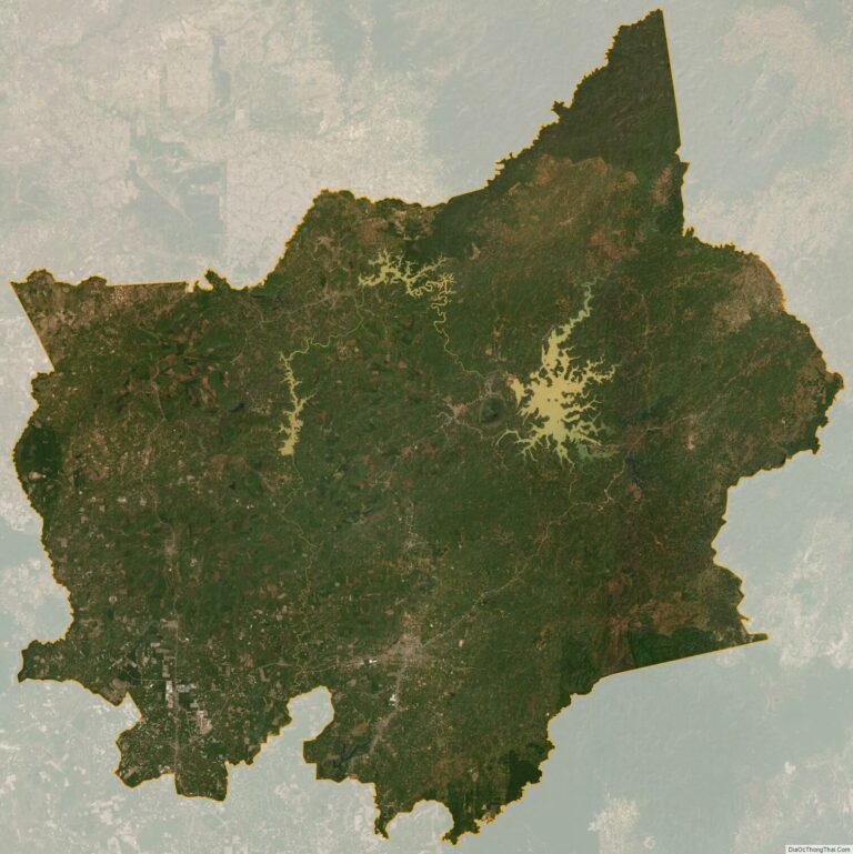 Binh Phuoc province satellite map