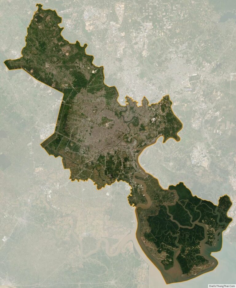Bản đồ vệ tinh Thành phố Hồ Chí Minh