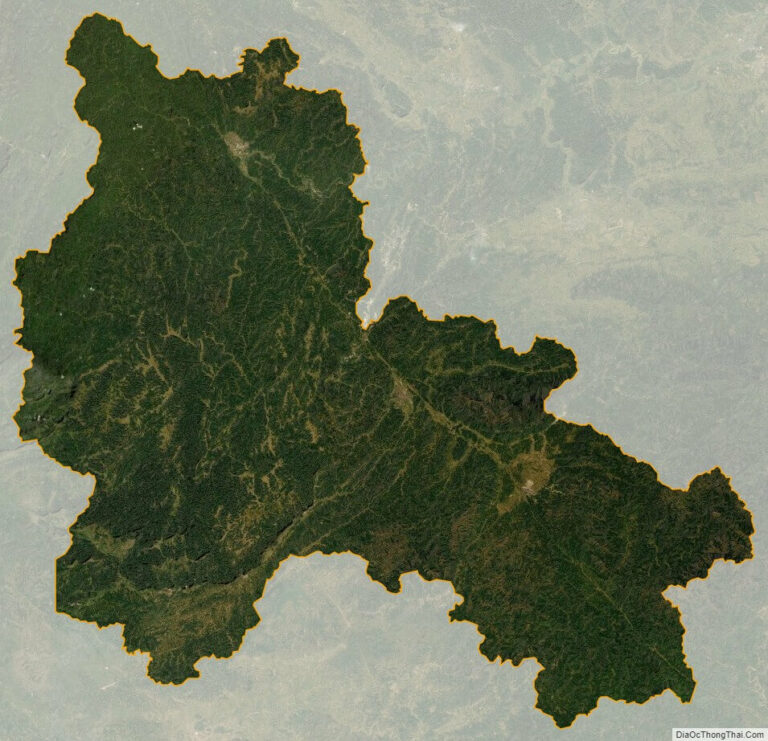 Lang Son province satellite map