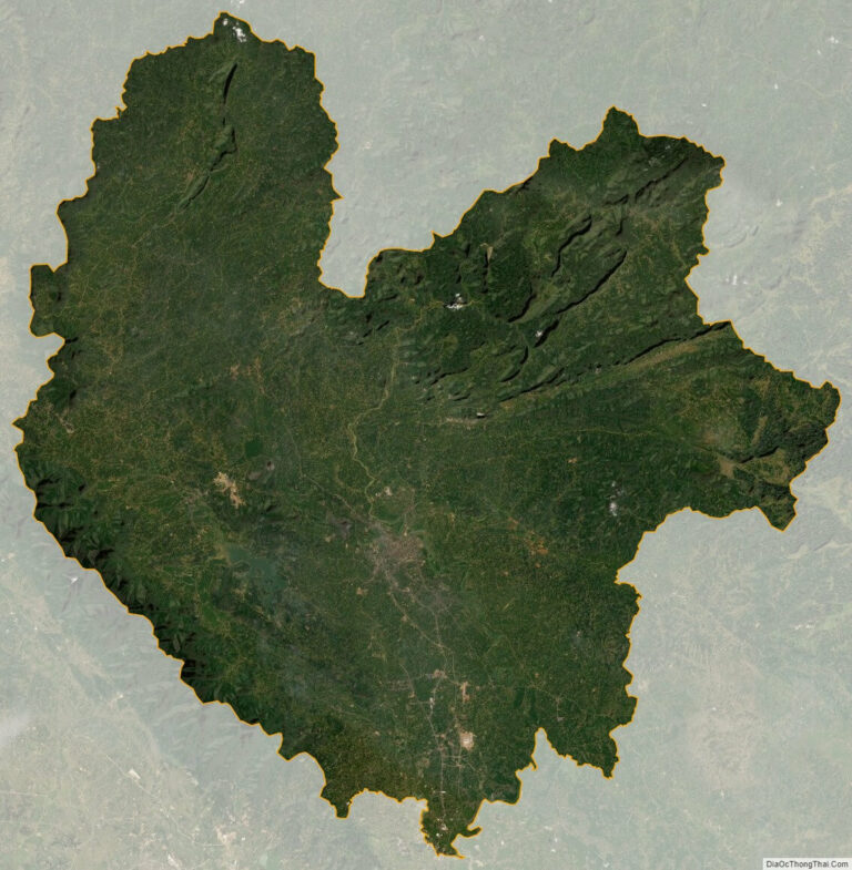 Bản đồ vệ tinh Thái Nguyên