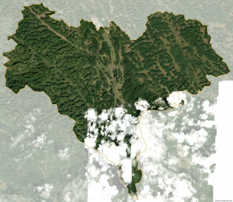 Tra Linh satellite map