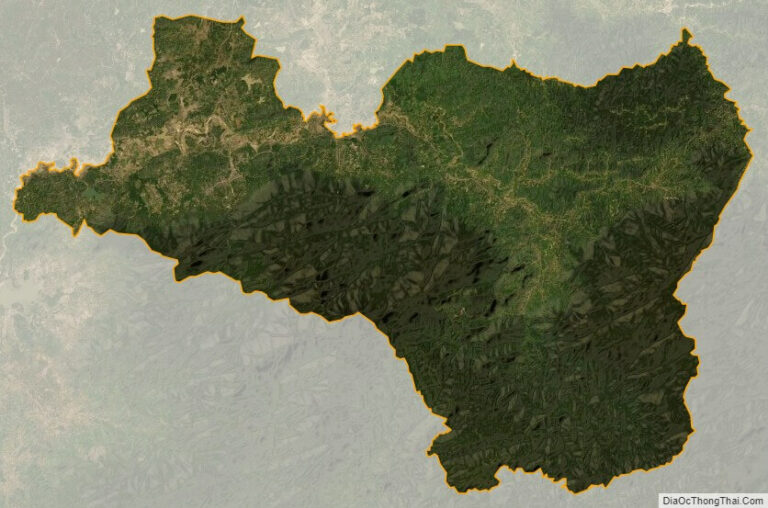 Krong Bong satellite map