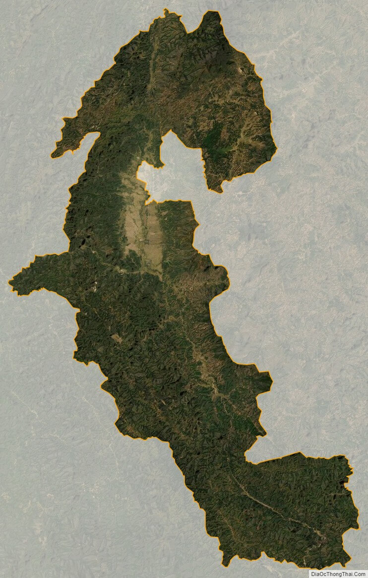 Dien Bien satellite map