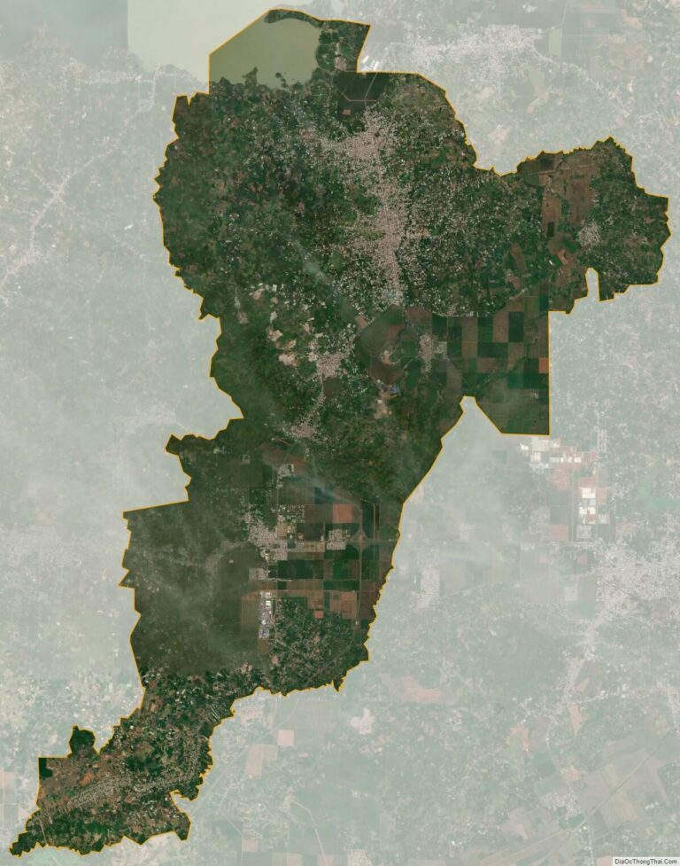 Thong Nhat satellite map