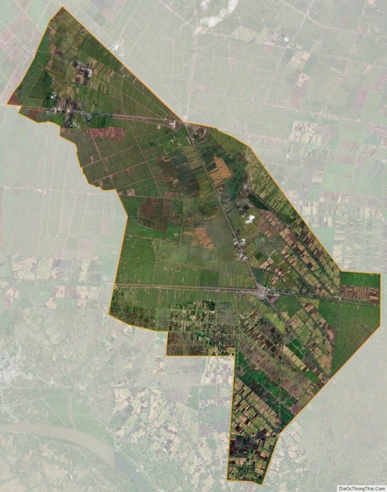Thap Muoi satellite map