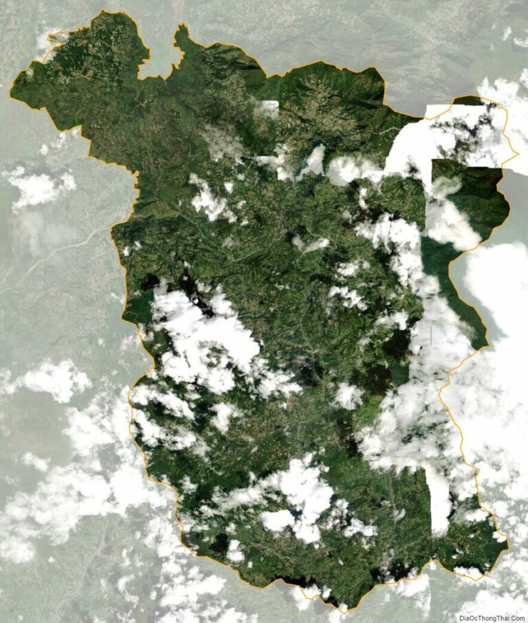 Hoang Su Phi satellite map