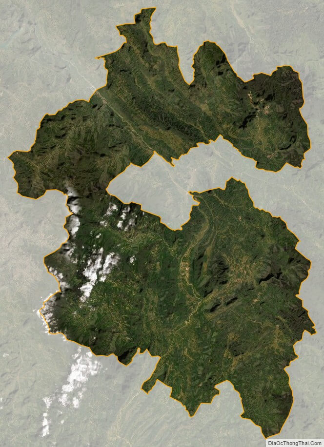 Vi Xuyen satellite map
